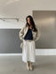 VEGAN LEATHER COCOON JACKET 2459