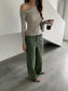 ONE-SHOULDER SHEER TOP 2467