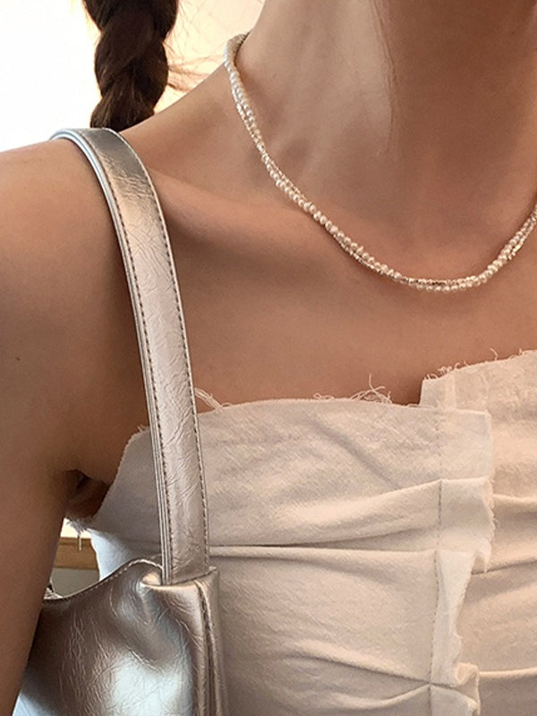 LAYERED PEARL NECKLACE 2504