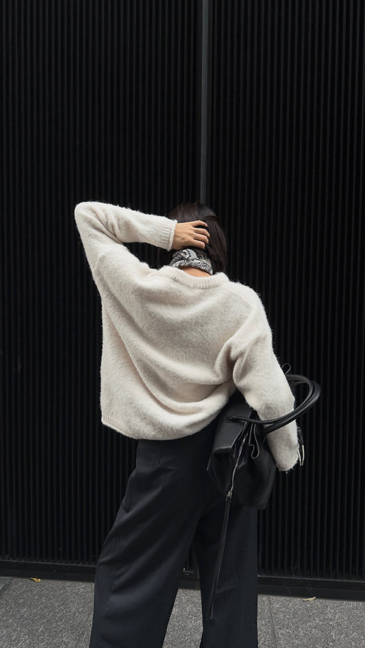 OVERSIZED HENLEY KNIT 2230