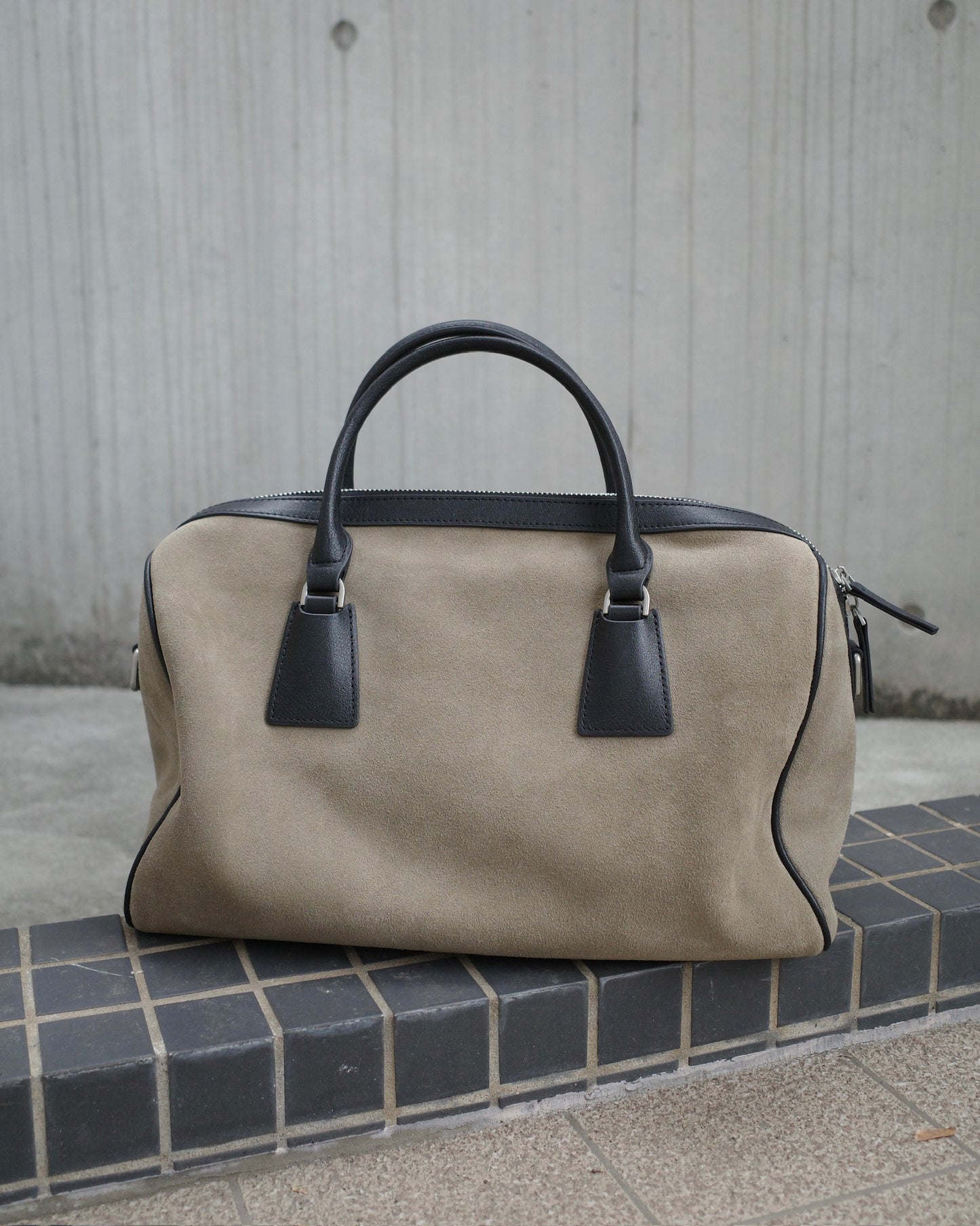 ソフトスエードボストンバッグ 2215