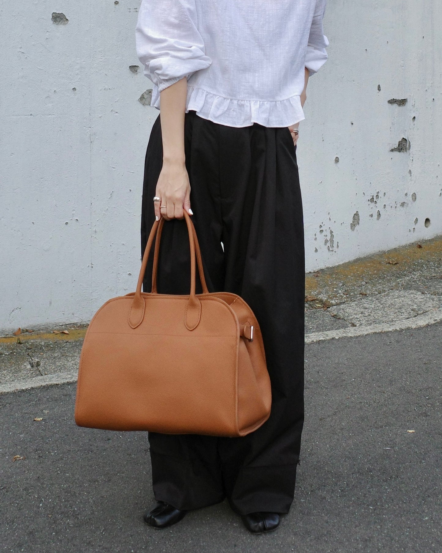 【予約商品】ベルトボストンバッグ(ラージ) 1425 ※12月中旬順次発送(Blackのみ)