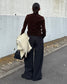 FLOCKED SHEER TURTLENECK 2224