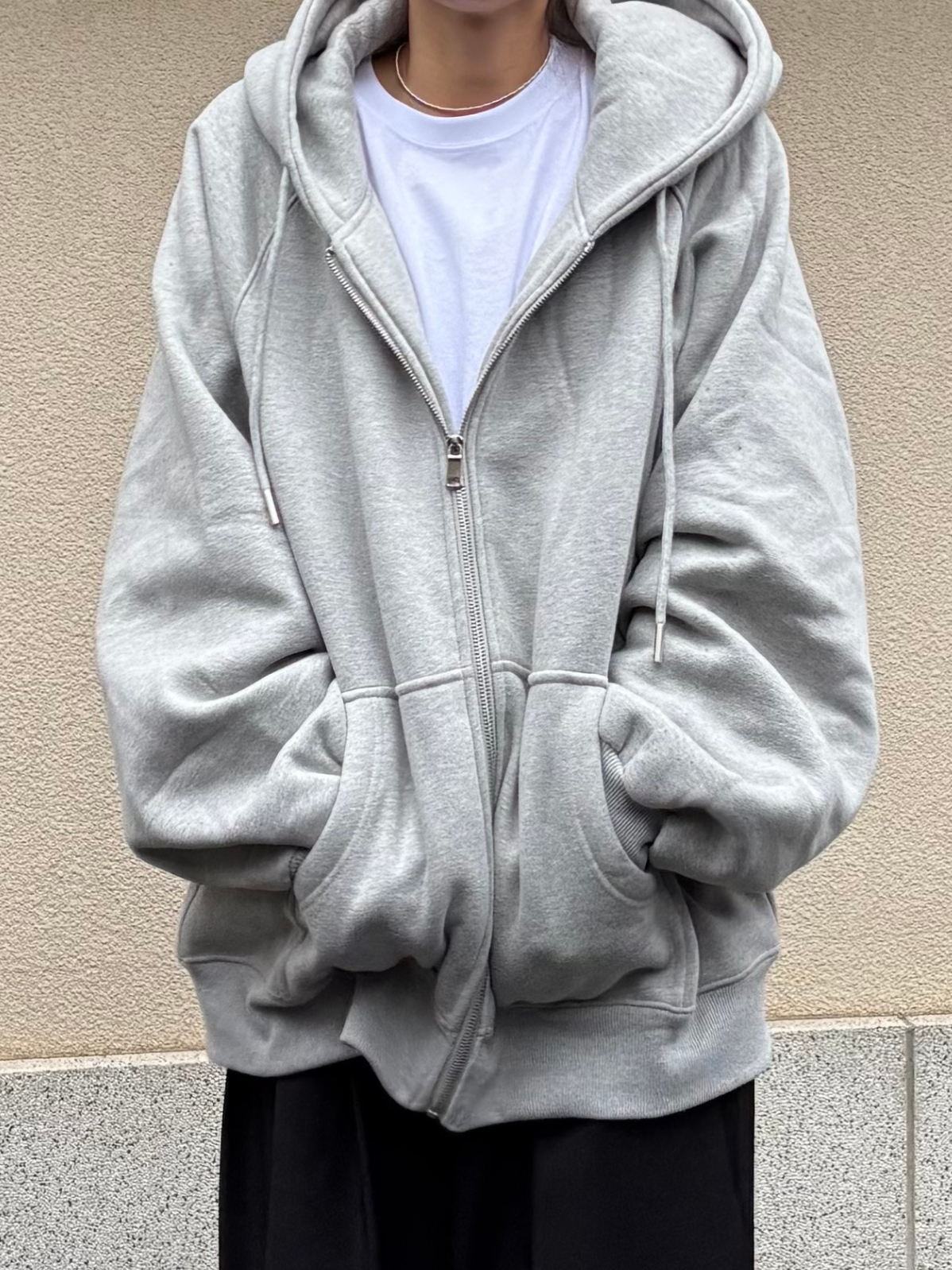 RAGLAN VOLUME-SLEEVE HOODIE × ai01