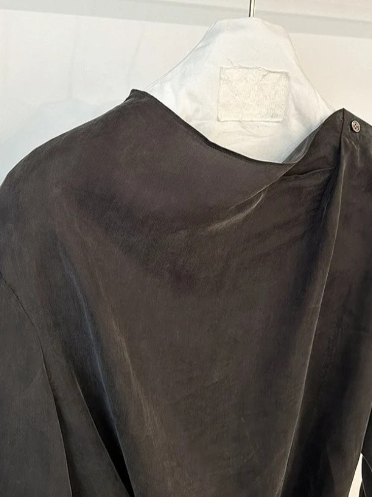 NUANCE DRAPE BLOUSE 2473