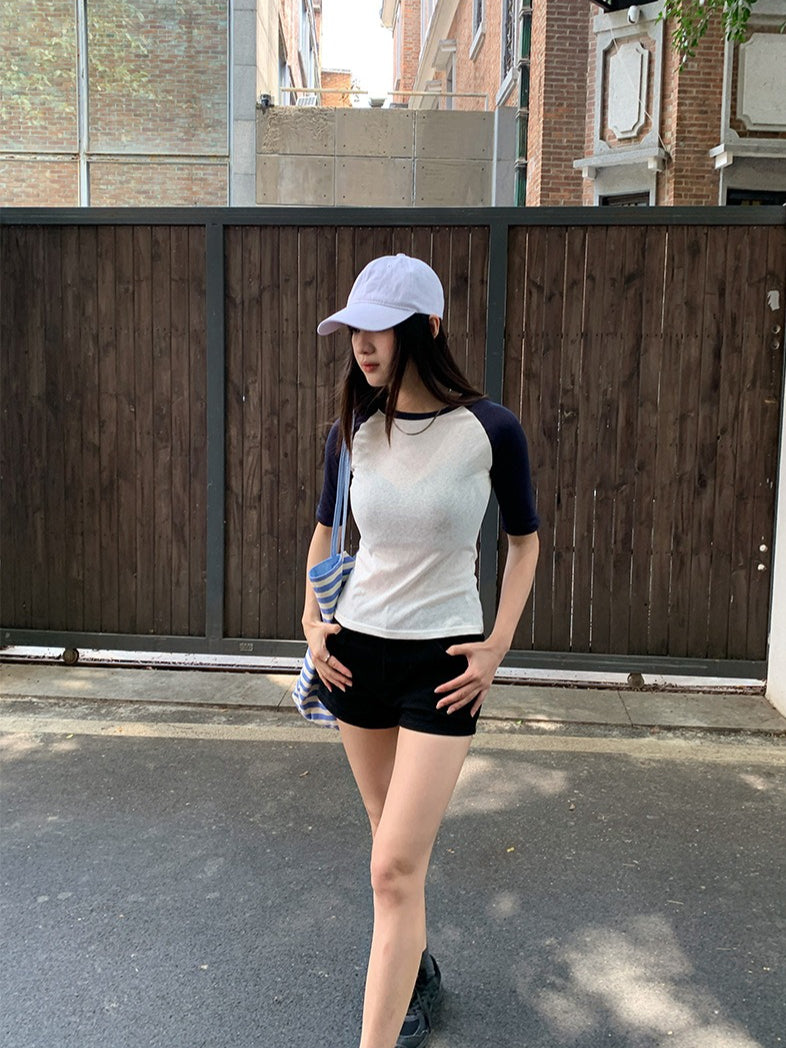 SHEER RAGLAN COMPACT TOP 2482