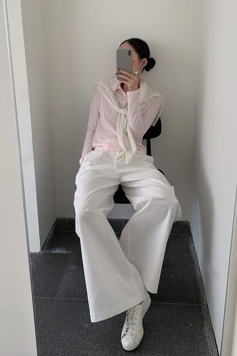 POLO COLLAR COTTON TEE 2299