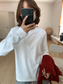 ポイントスッテチコットンロングスリーブTシャツ 2089