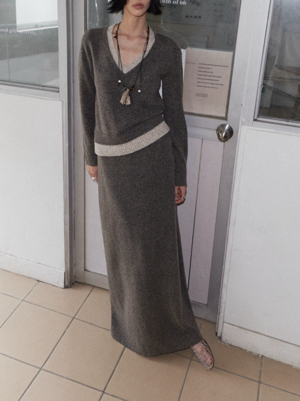 ソフトニットスカート 2212