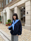 SCARF ACCENT SWEAT 2481