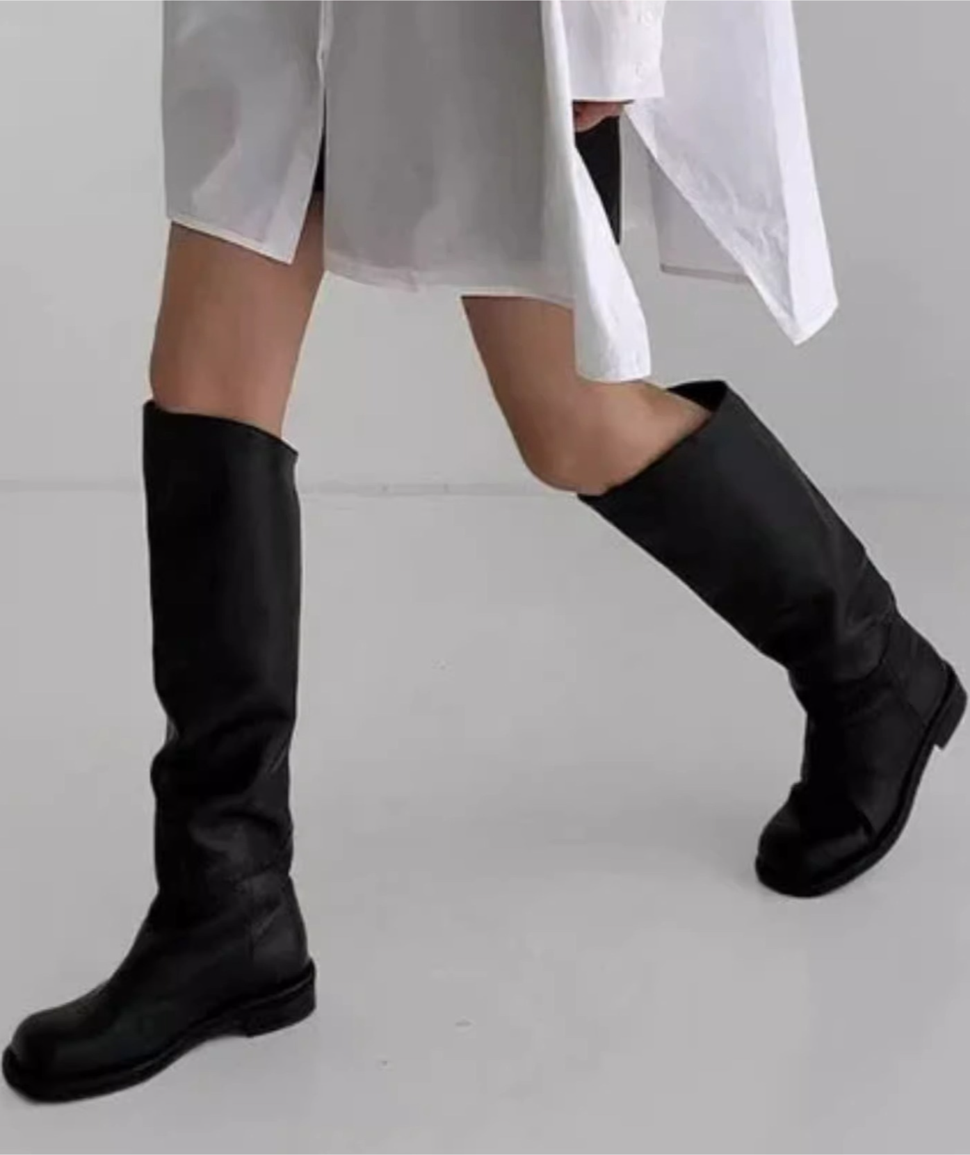 BLOCK HEEL LONG BOOTS 2156 – gypsophila