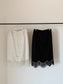SILKY LACE FRENCH SKIRT 2452