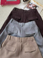 ストライプダブルタックワイドパンツ 2183