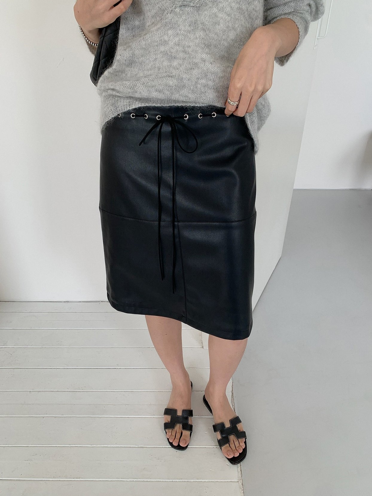 SUEDE MIDI SKIRT 2460