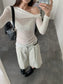 ONE-SHOULDER SHEER TOP 2467