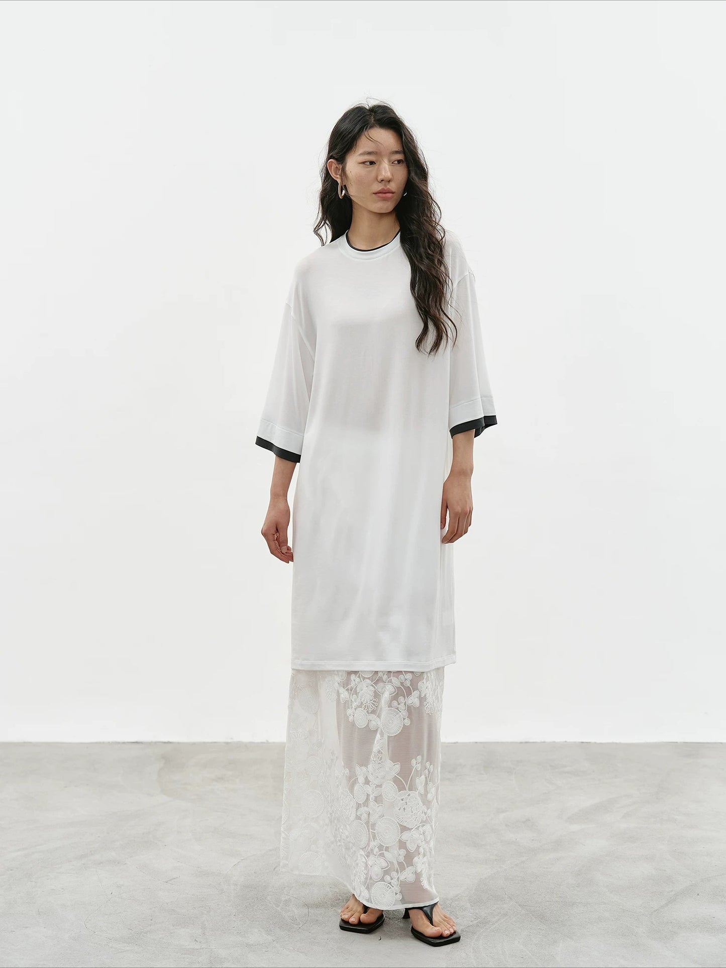 ニュアンスロングTシャツ2359