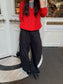 LAYERED-LOOK MINIMAL KNIT 2454