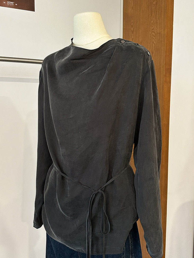 NUANCE DRAPE BLOUSE 2473