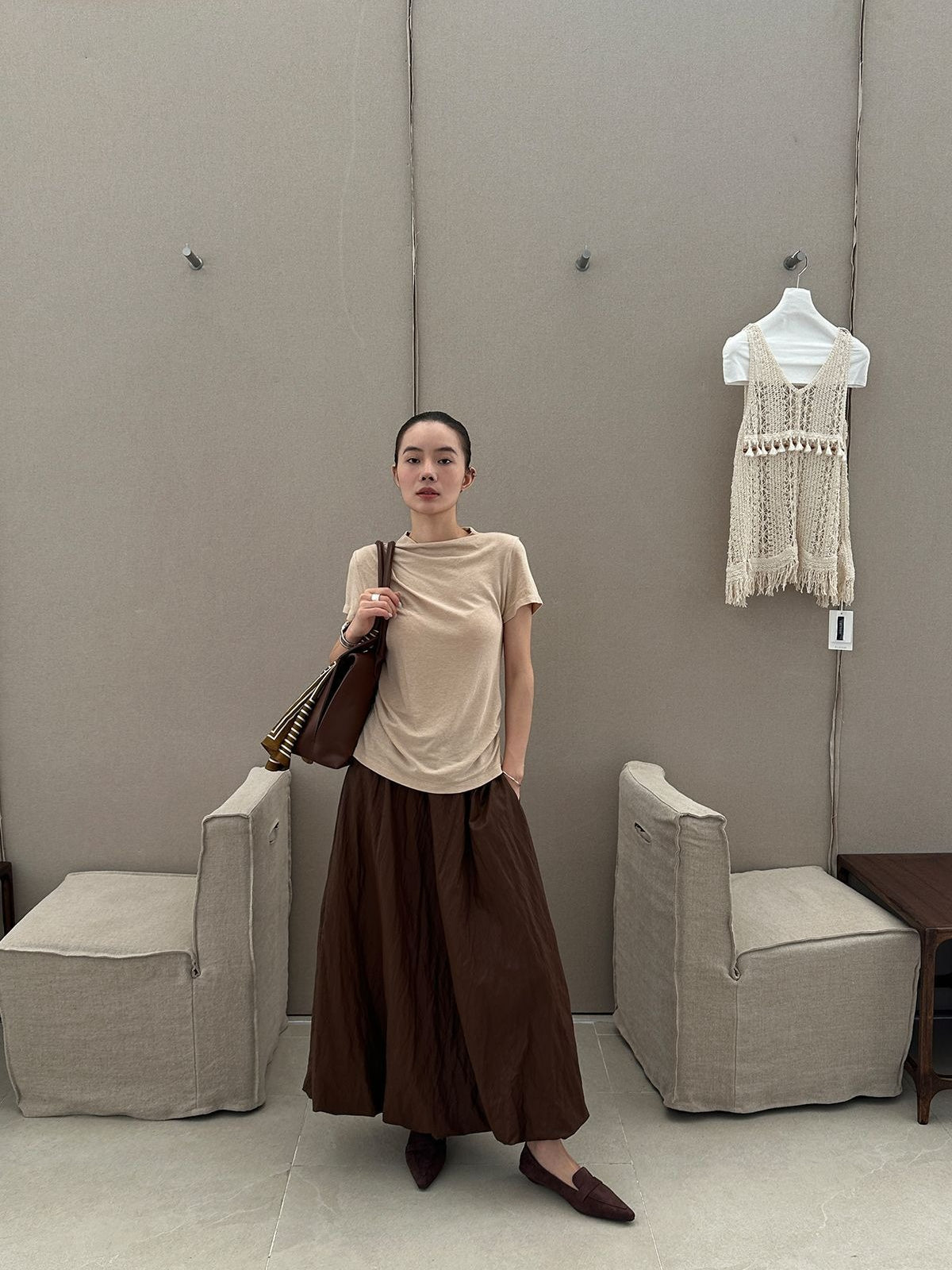 WASHER LEATHER SKIRT 2485