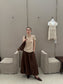 WASHER LEATHER SKIRT 2485