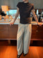 BELTED WIDE PANTS 2483