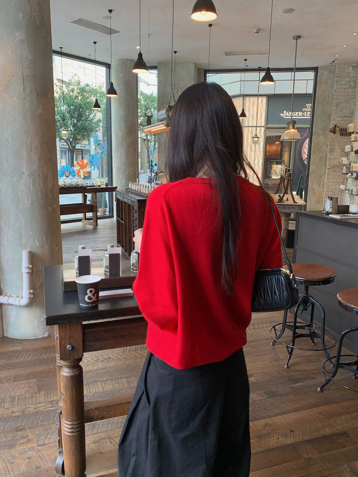 LAYERED-LOOK MINIMAL KNIT 2454