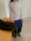 TIE WAIST GATHER TEE 2518