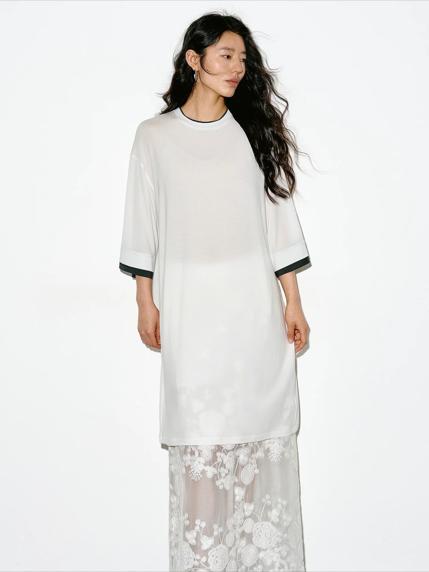 ニュアンスロングTシャツ2359 – gypsophila