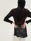 SHEER KNIT LONG TOP 2120
