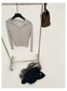 LAYERED SHEER COLLAR TOP 2124