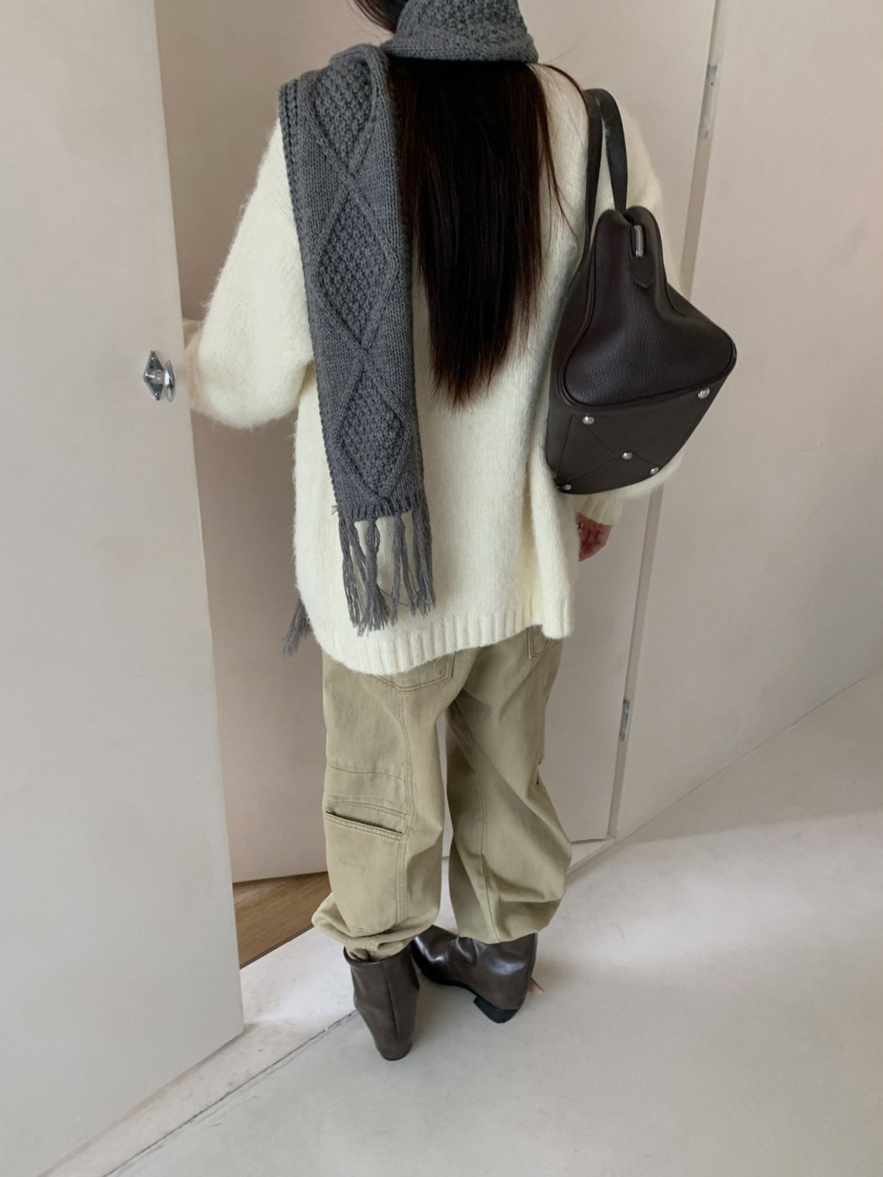 CABLE KNIT MUFFLER 2521