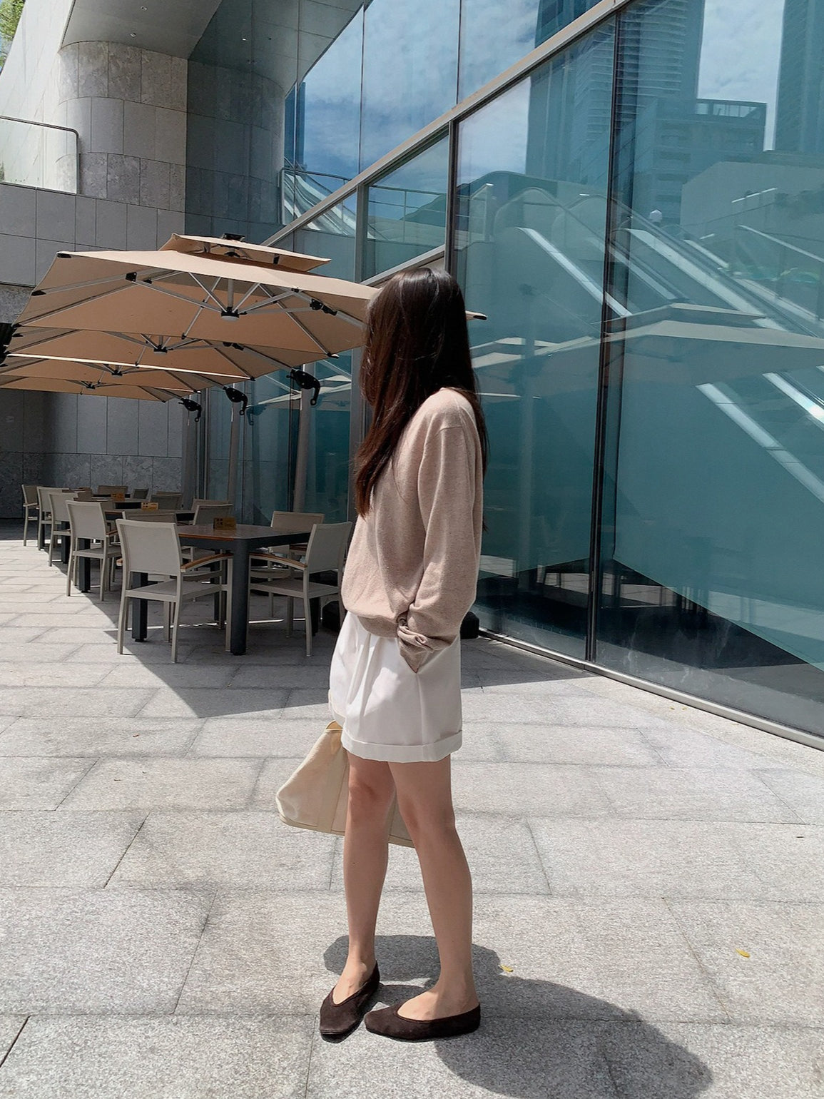 LAYERED-LOOK MINIMAL KNIT 2454