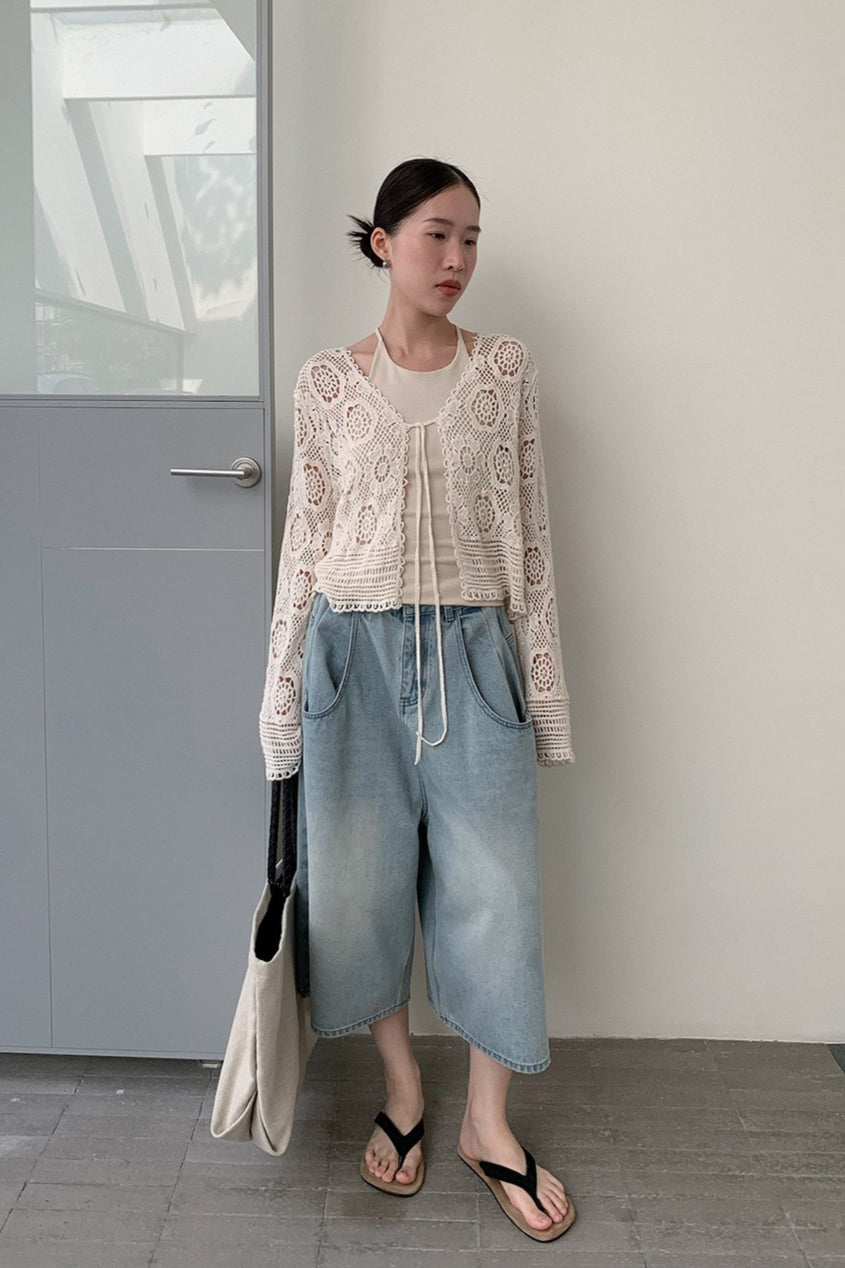 CROCHET LACE CARDIGAN 2315
