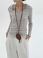 LAYERED SHEER COLLAR TOP 2124