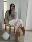 VELVET LACE SKIRT 2478