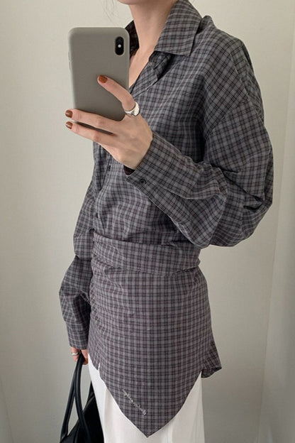 SCARF SET TARTAN SHIRT 2318