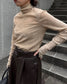 FLOCKED SHEER TURTLENECK 2224