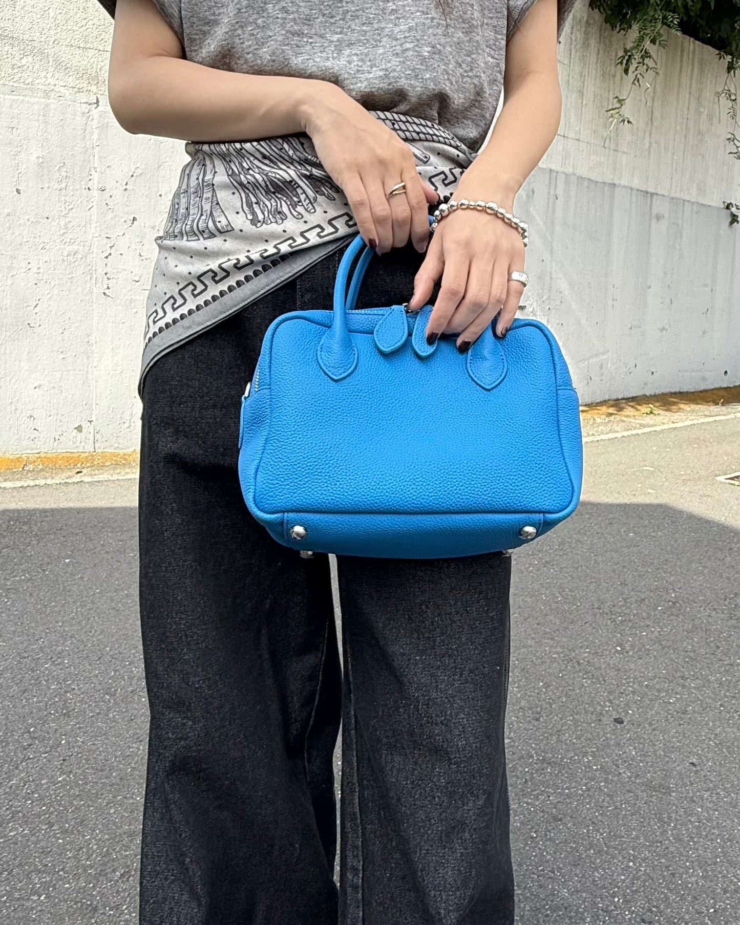 2wayダブルジップミニボストンバッグ 2351