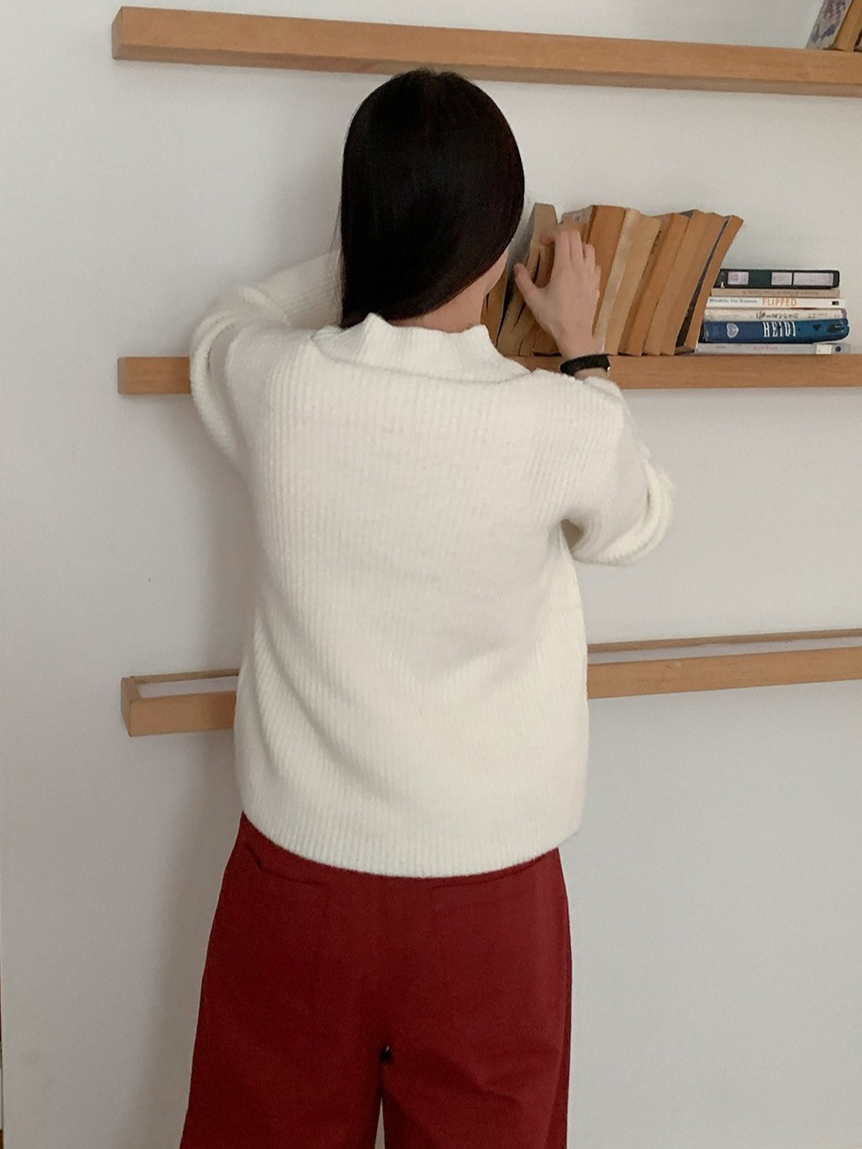 レイヤードプチハイネックニット 2210