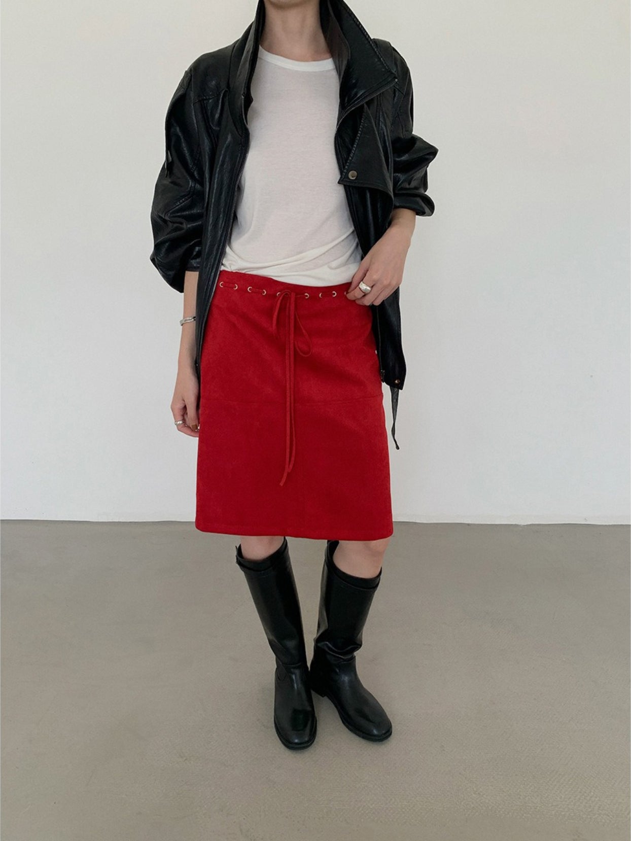 SUEDE MIDI SKIRT 2460