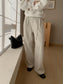 CORD BELT COCOON PANTS 2502