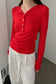 BUTTON HENLEY TOP 2314
