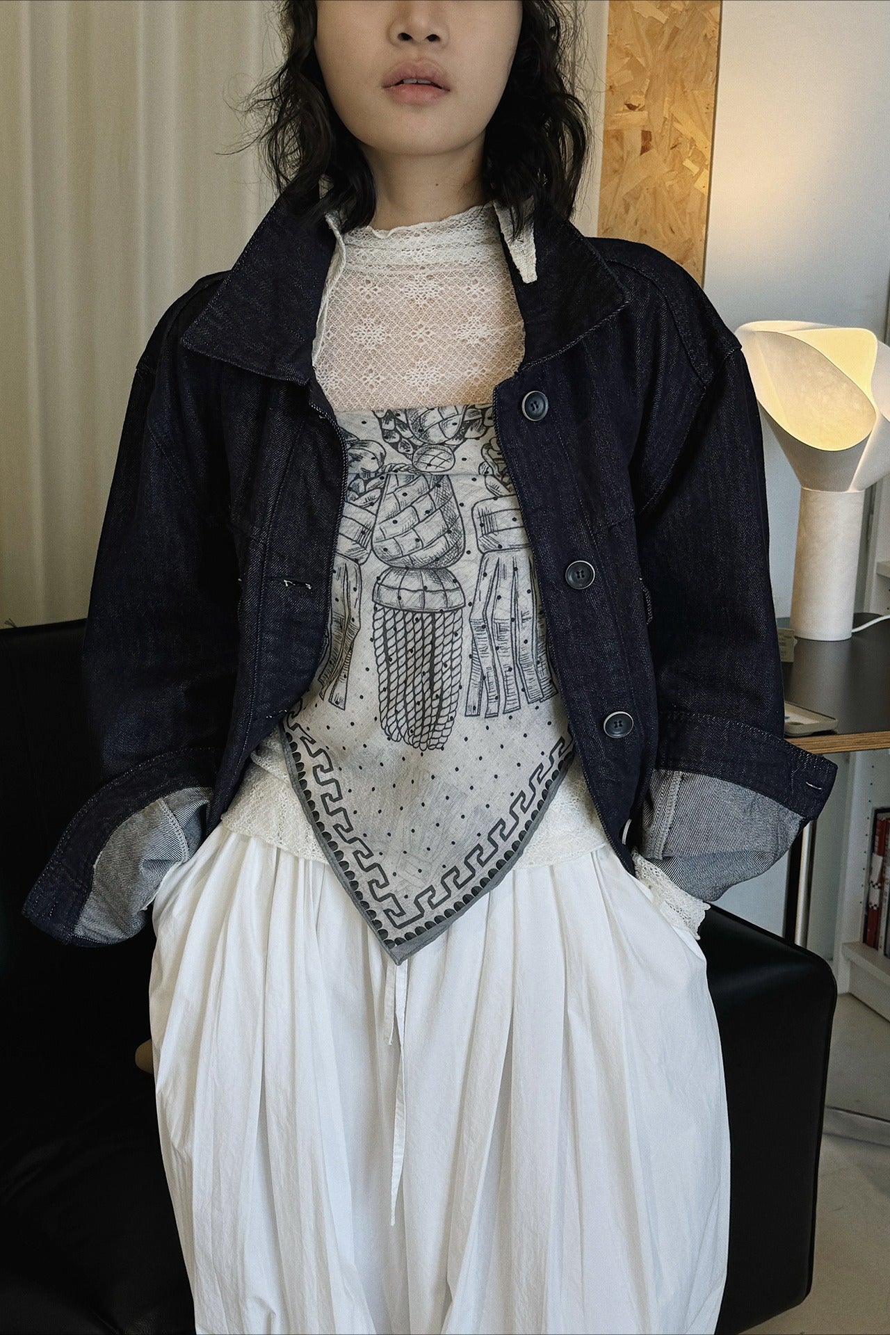 シアーレースプチハイネックトップス 2271