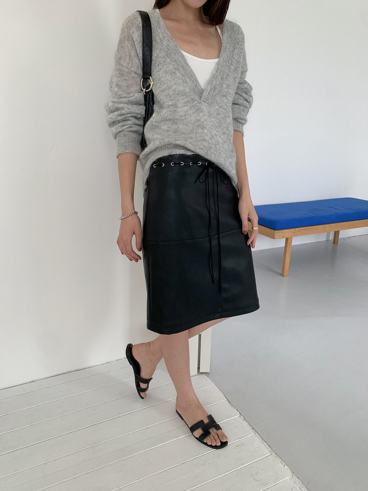 SUEDE MIDI SKIRT 2460