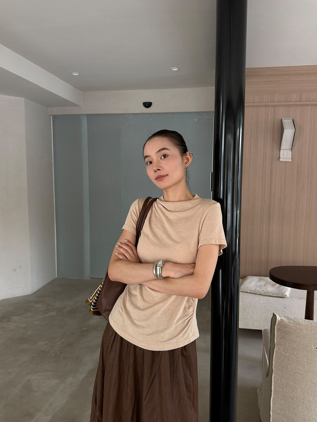 MINIMAL MOCK NECK TOP 2484