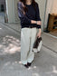 HIGH-WAIST STRAIGHT PANTS 2456