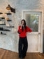 LAYERED-LOOK MINIMAL KNIT 2454
