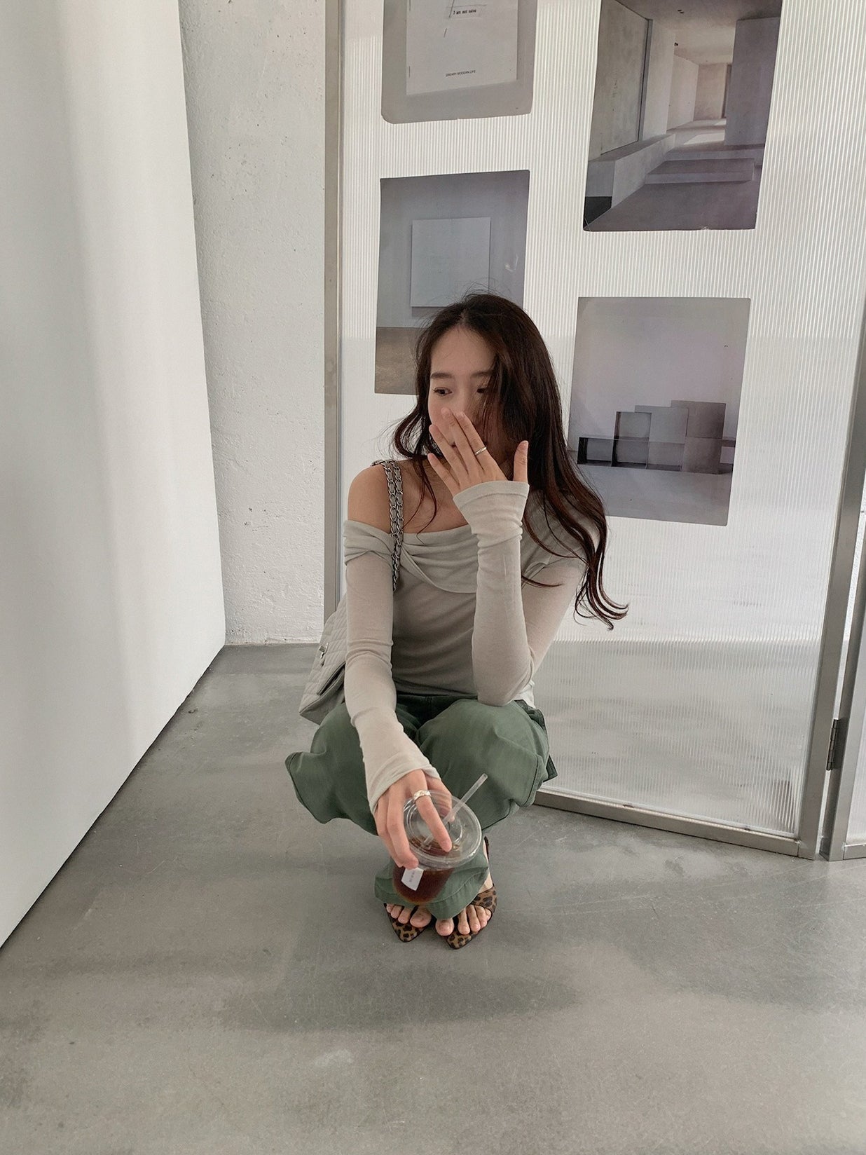 ONE-SHOULDER SHEER TOP 2467