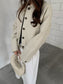 VEGAN LEATHER COCOON JACKET 2459
