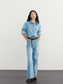 BASIC FIT DENIM SHIRT 2133